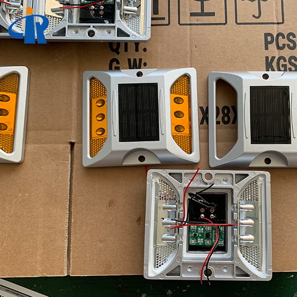Ceramic Solar Raised Pavement Marker For Parking Lot